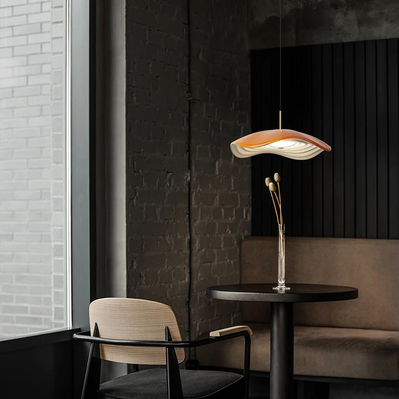 lustre d'art moderne minimaliste wabi-sabi pour bar créatif - vue 3 sur 14