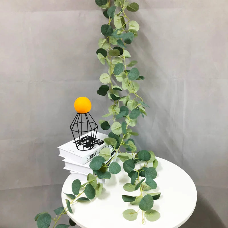 plantes artificielles suspendues en rotin pour décoration intérieure et jardin - vue 13 sur 27