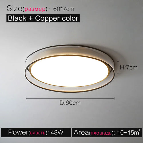 plafonnier led moderne rond nordique lampe de soleil créative - vue 9 sur 11