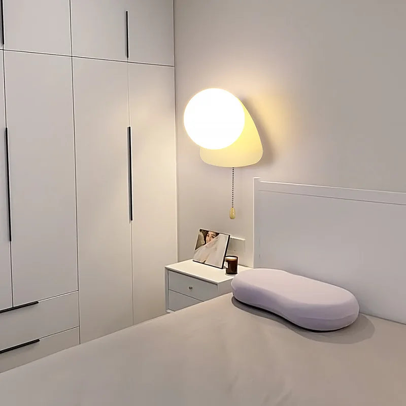 applique murale moderne à led avec interrupteur en verre pour chambre d'enfant - vue 5 sur 21