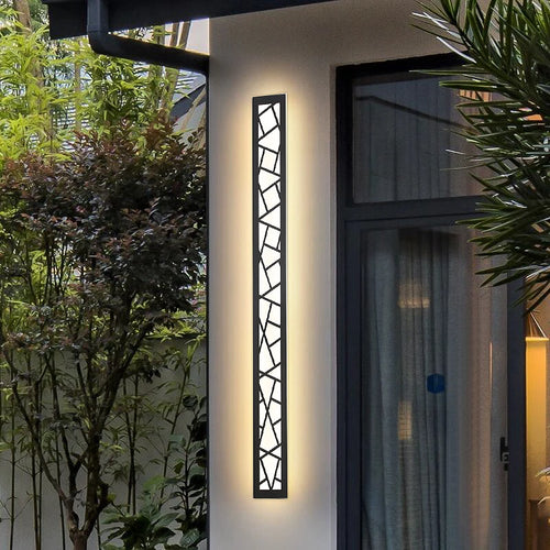 applique murale extérieure étanche en aluminium pour jardin et porche - vue 6 sur 6