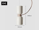 suspension nordique moderne à led pour décoration intérieure créative