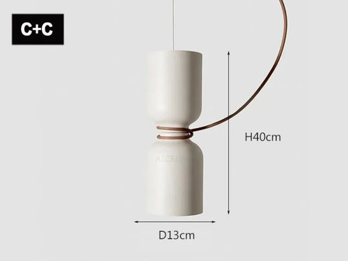 suspension nordique moderne à led pour décoration intérieure créative - vue 9 sur 24