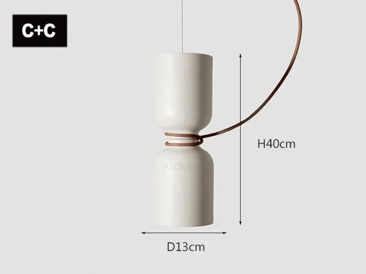 suspension nordique moderne à led pour décoration intérieure créative - vue 8 sur 24