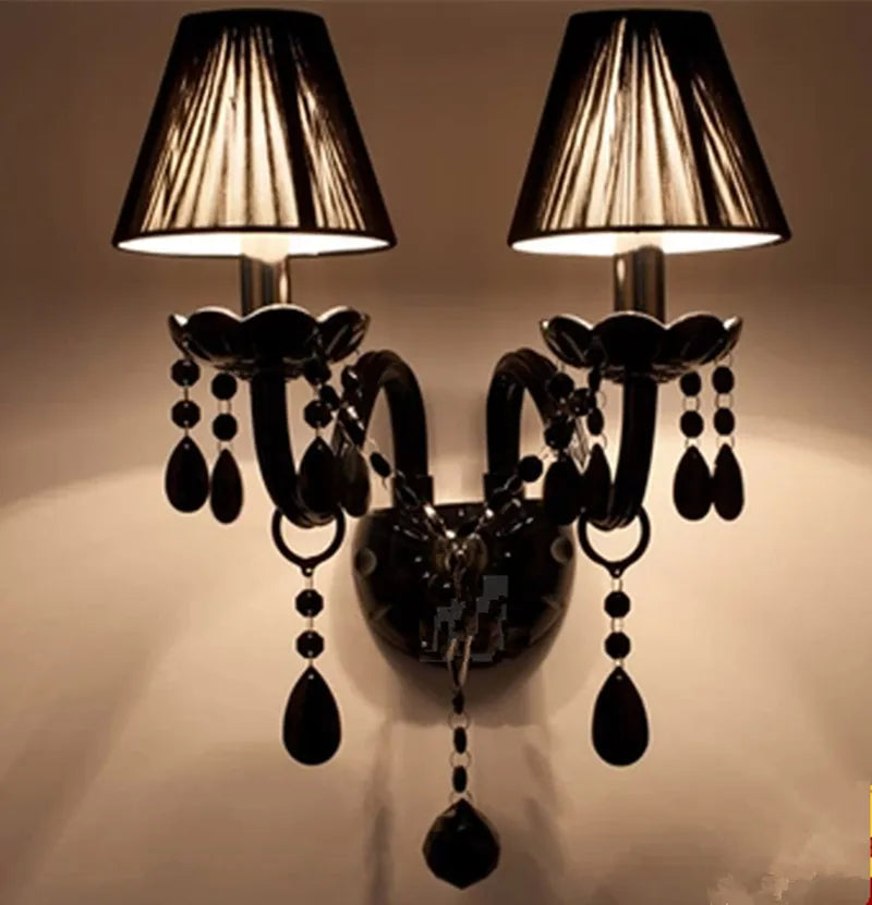 applique murale antique en cristal pour intérieur design élégant - vue 2 sur 10