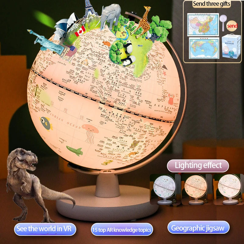 lampe de bureau intelligente avec globe cadeau créatif pour enfants - vue 7 sur 14