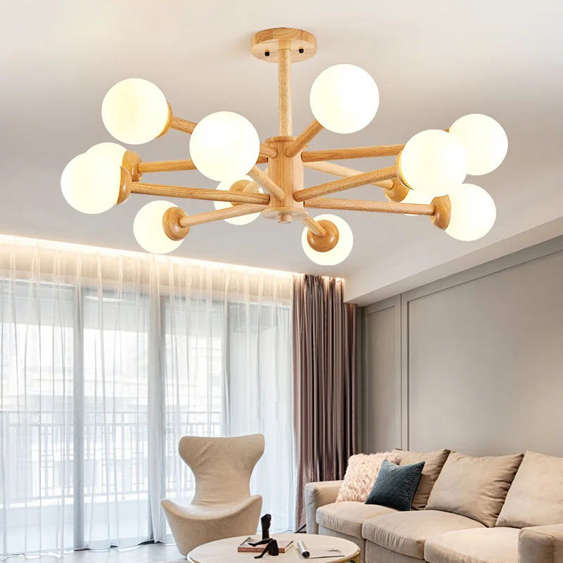 lustre en verre moderne pour décoration intérieure élégante - vue 3 sur 10
