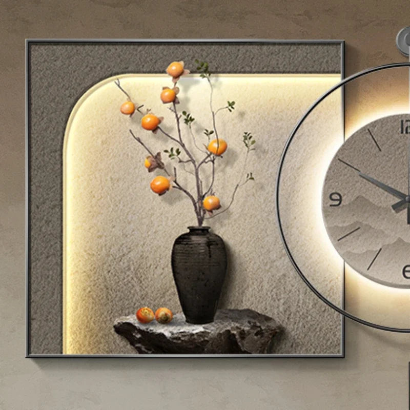 horloge murale au design unique et esthétique pour décoration moderne - vue 6 sur 12