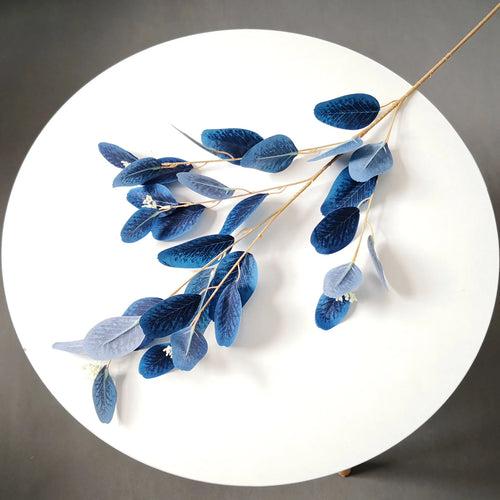 branches de feuilles d'eucalyptus en soie artificielle pour décoration florale - vue 6 sur 17
