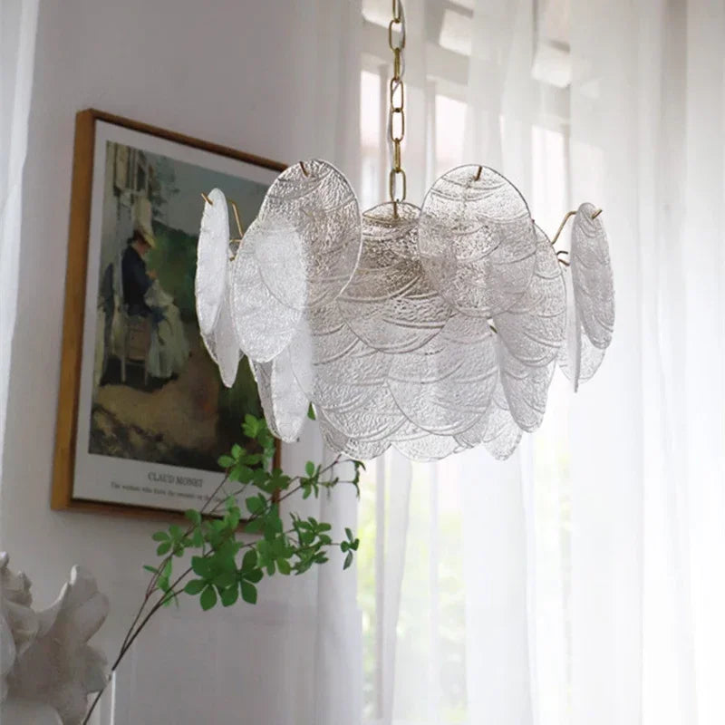 lustre en verre médiéval pour décoration romantique intérieure - vue 4 sur 9
