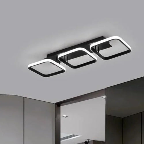 plafonnier moderne à leds pour éclairage intérieur décoratif - vue 4 sur 10