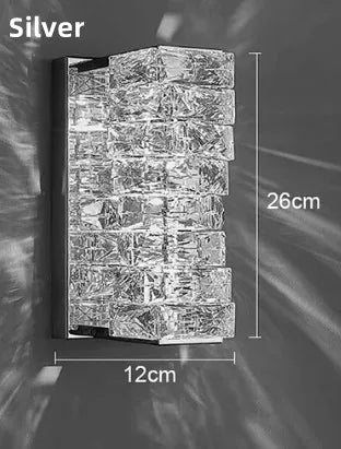 applique murale en cristal moderne lampe à led pour intérieur - vue 15 sur 18