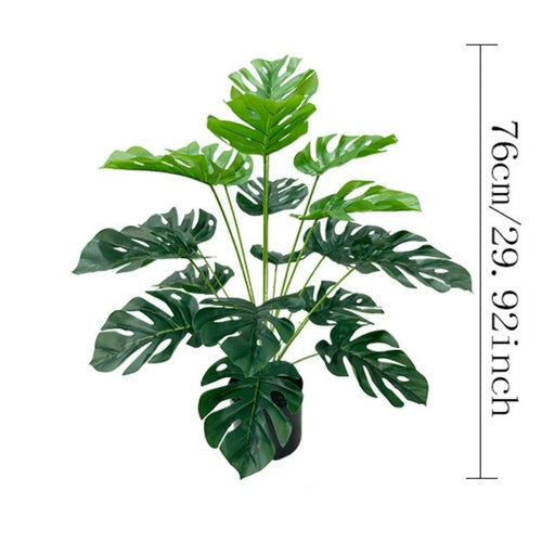 plante artificielle feuilles de tortue pour décoration intérieure - vue 25 sur 25