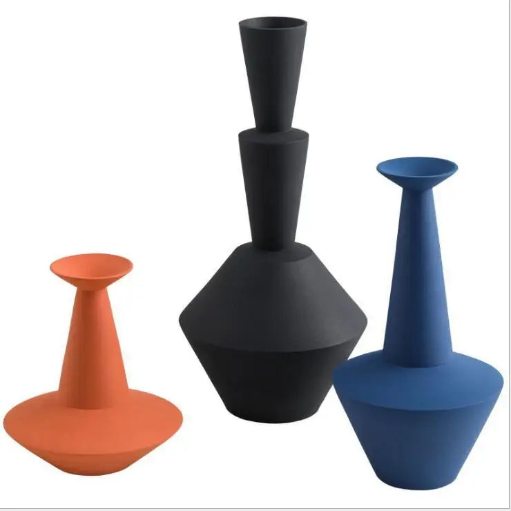 vase en céramique nordique décoration artisanale pour intérieur - vue 10 sur 10