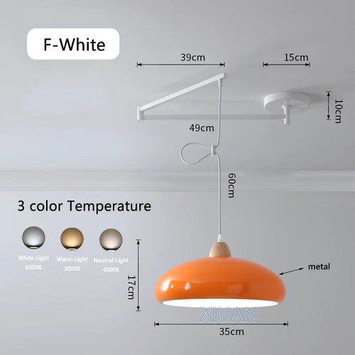 lustre led avec bras réglable pour bar et restaurant - vue 10 sur 25