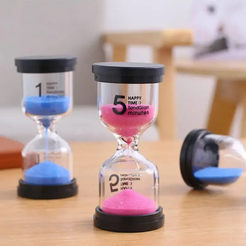montre de sable sablier horloge de cuisine décoration cadeau pour enfants - vue 5 sur 11
