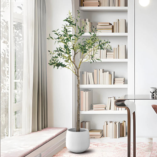 plantes d'olivier artificielles pour décoration intérieure et extérieure - vue 2 sur 7