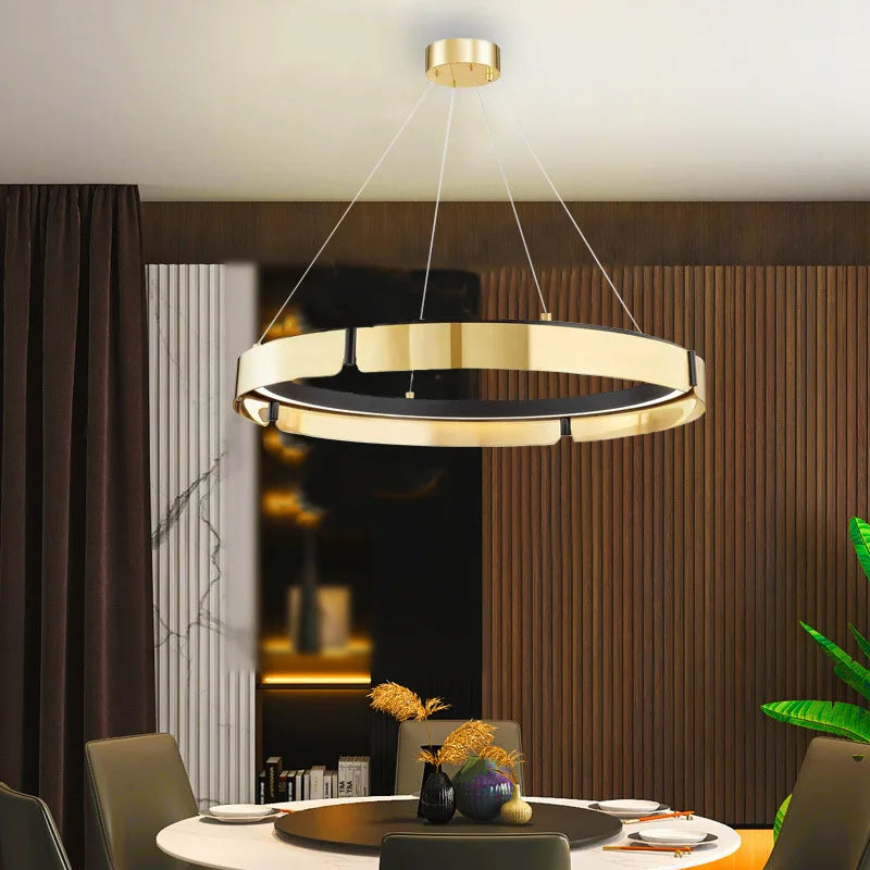 plafonnier led rond minimaliste design moderne - vue 5 sur 14