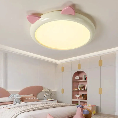 plafonnier mignon pour chambre d'enfant avec chat animal - vue 7 sur 8