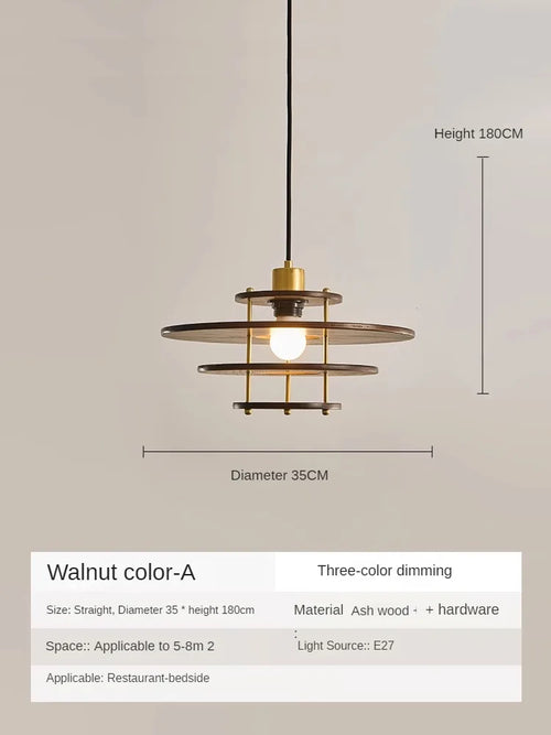 lustre en bois massif de style médiéval pour restaurant rétro - vue 11 sur 10