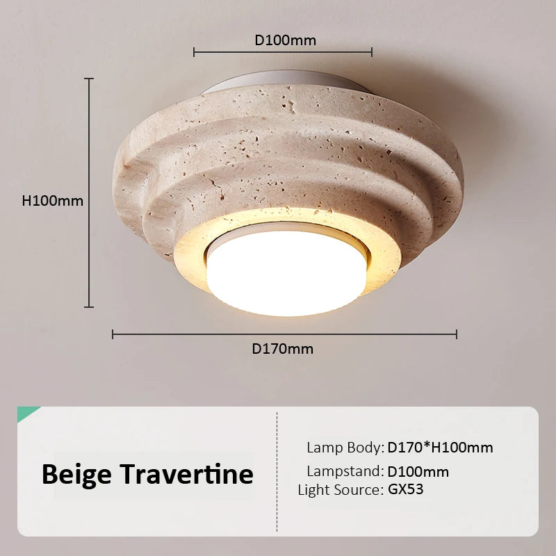 Plafonnier décorative en marbre naturel - vue 7 sur 7