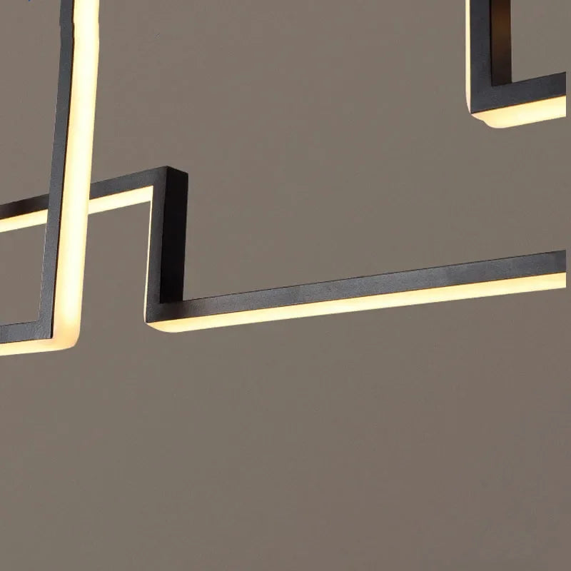 lustre moderne dimmable pour intérieur design élégant à suspendre - vue 6 sur 9