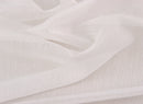 Rideau tulle transparent motifs floraux géométriques style luxe