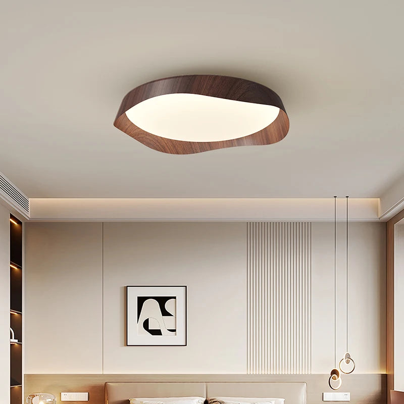 plafonnier LED style wabi-sabi rétro haut de gamme créatif - vue 5 sur 9