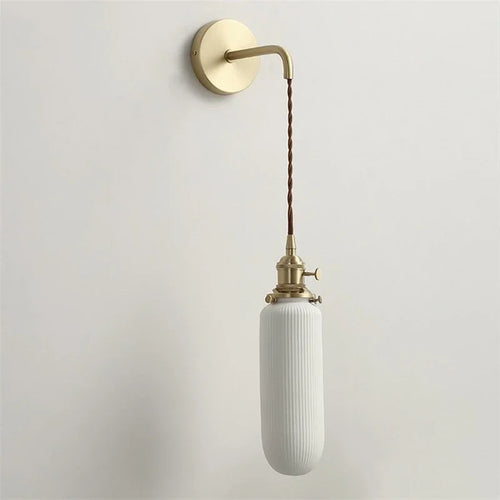 applique murale led nordique moderne en céramique vintage - vue 10 sur 15
