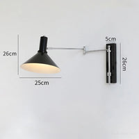 applique murale extensible pliable pour lecture avec prise