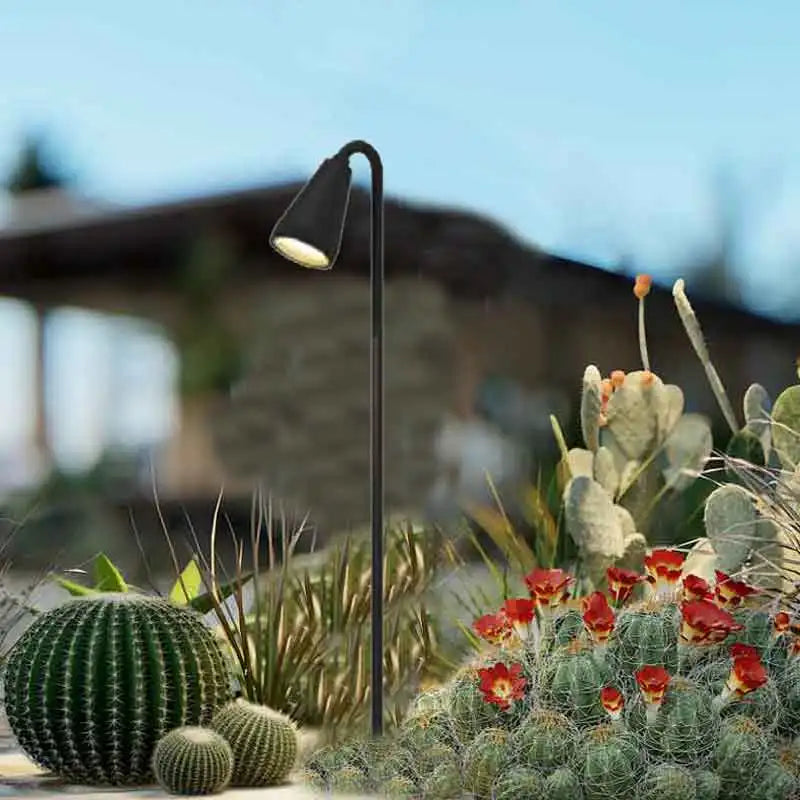 lampe d extérieur imperméable pour jardin et paysage fleuri - vue 3 sur 8