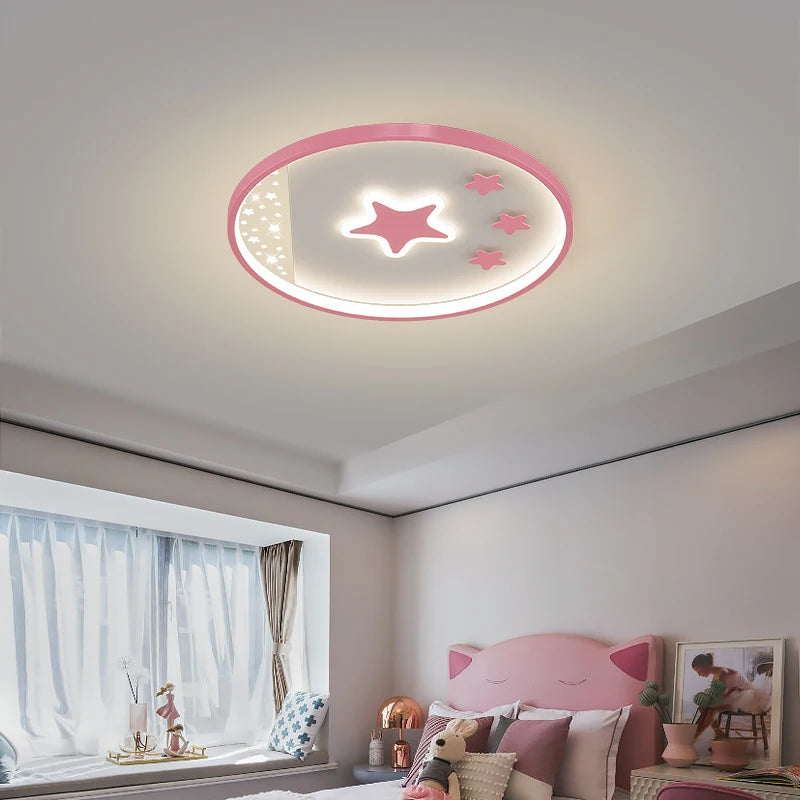 lustre nordique lumineux pour enfants style dessin animé - vue 5 sur 18