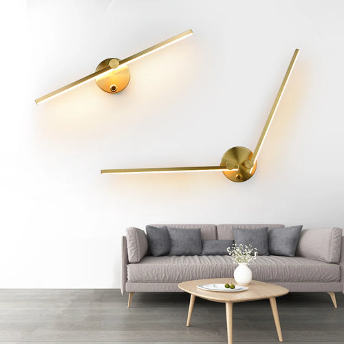 applique murale led minimaliste rotative et réglable librement - vue 2 sur 22
