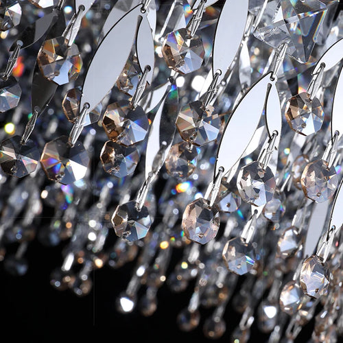lustre de luxe en cristal lampe à main éclairage de bar luminaire suspendu - vue 6 sur 10