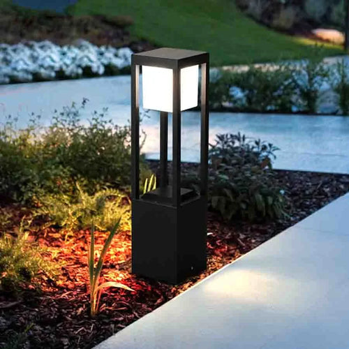 lampe solaire d'extérieur en aluminium pour éclairage de jardin - vue 5 sur 24