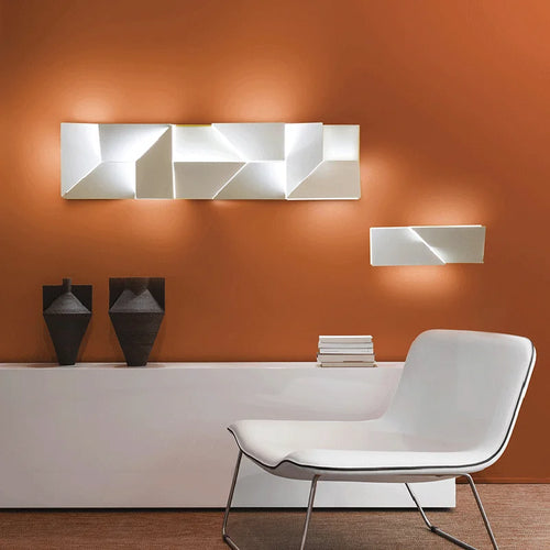 applique murale led ombres éclairage décorations d'allée art - vue 4 sur 13