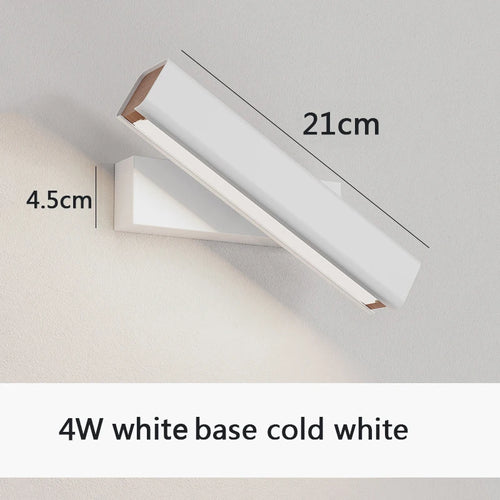 Moderne rotatif applique murale LED lumière salon chambre Foyer Restaurant applique éclairage porche étude lecture couloir décor applique murale 6pa - vue 22 sur 22