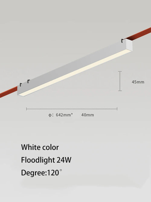 lustre moderne simple led avec bande conductrice lumineuse - vue 23 sur 27