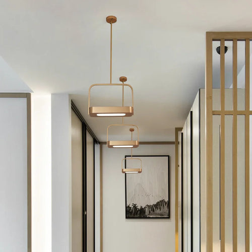 suspension moderne en métal pour décoration intérieure créative - vue 4 sur 10