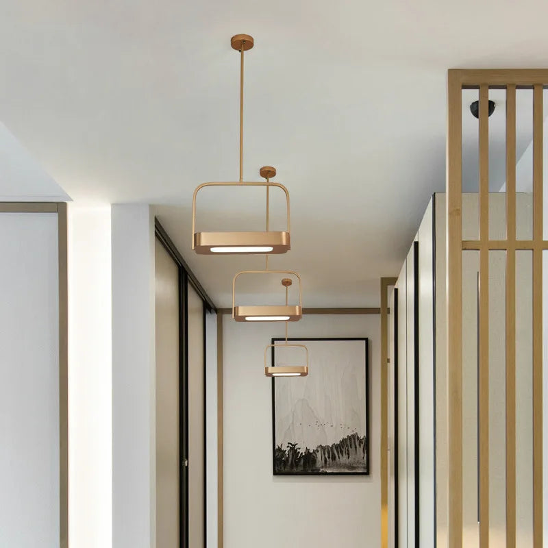 suspension moderne en métal pour décoration intérieure créative - vue 4 sur 10