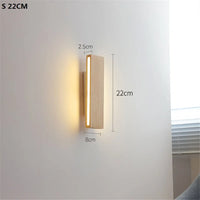 applique murale led moderne en bois décorative d'intérieur