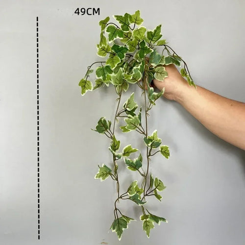 feuilles de pastèque en plastique pour décoration intérieure et extérieure