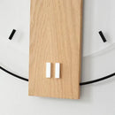 horloge murale en bois design moderne pour décoration intérieure