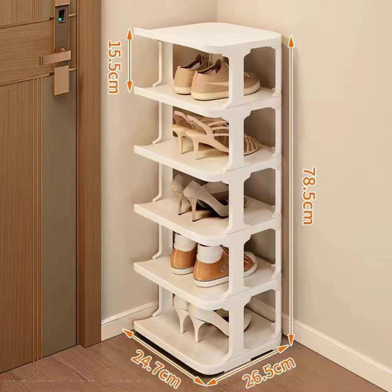 étagère à chaussures simple gain de place pratique et moderne - vue 8 sur 9