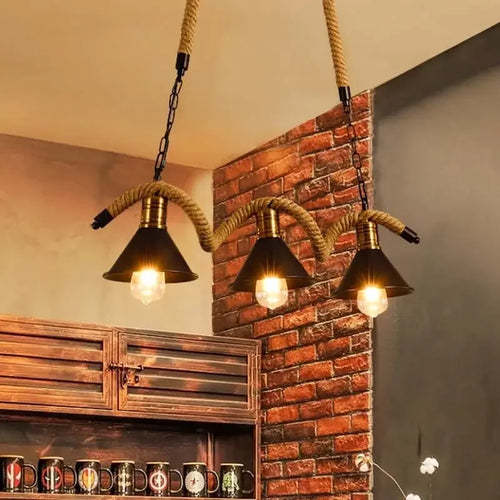 suspension vintage style campagnard pour un éclairage chaleureux - vue 5 sur 8