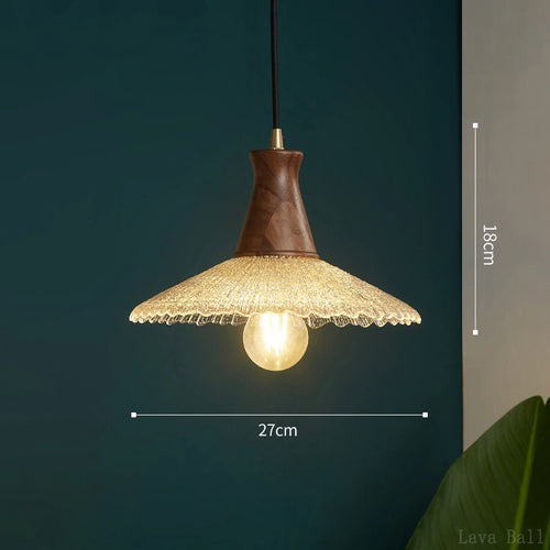 lustre suspension en laiton et verre pour décoration intérieure - vue 9 sur 8