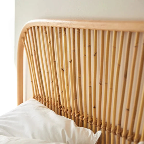 coussin en rotin pour lit et petit déjeuner style japonais - vue 4 sur 13