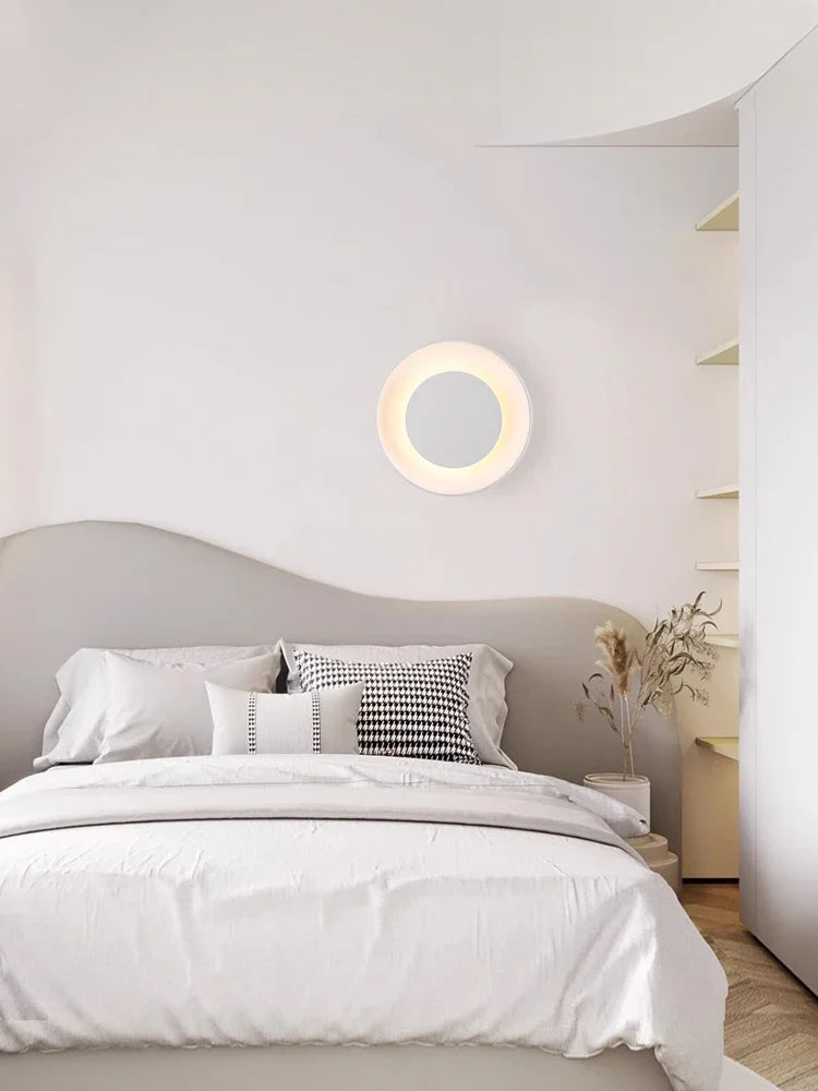 applique murale en plâtre design led moderne minimaliste créative - vue 8 sur 8