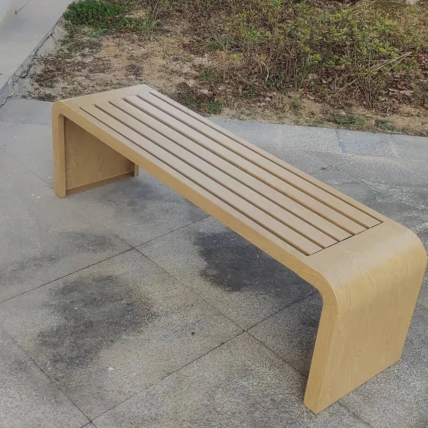 parc extérieur avec banc pour espaces publics et loisirs - vue 7 sur 7