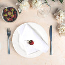Serviette de table coton style crochet décoration table